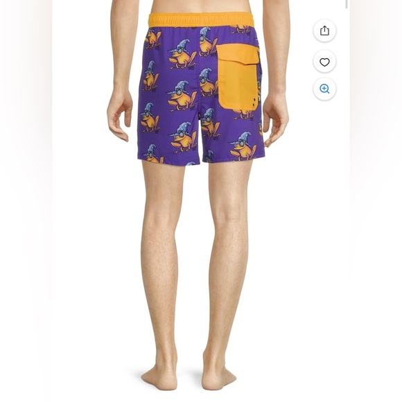 NEFF Men's Frog Magic Graphic Swim Shorts Size XL - Picture 4 of 13